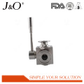 High Comment Sanitary Stainless Steel Clamp 3 Way Ball Valve
